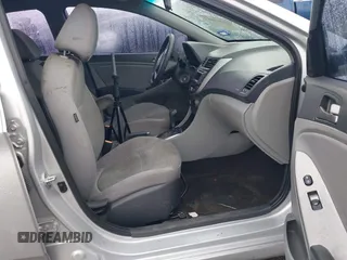 2017 Hyundai Accent SE with VIN KMHCT4AE3HU310052, listed as a IAAI auction lot 41546087 with 129,732 mi miles. Bid and sale history available at carsss.com. Image 5.