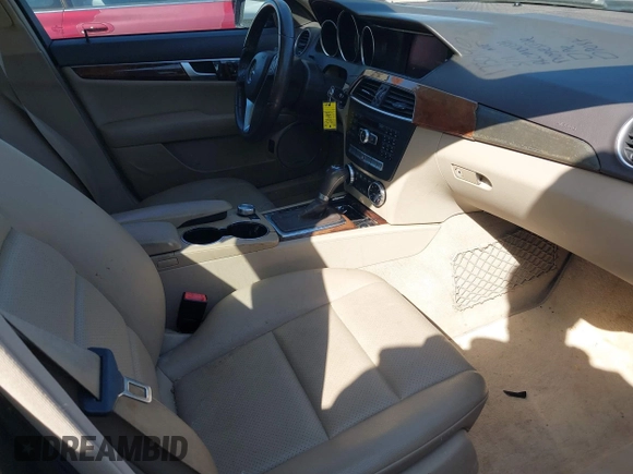 2012 Mercedes-Benz C-Class C 250 Sport with VIN WDDGF4HB1CR216228, listed as a IAAI auction lot 41865295 with 153,361 mi miles. Bid and sale history available at carsss.com. Image 5.