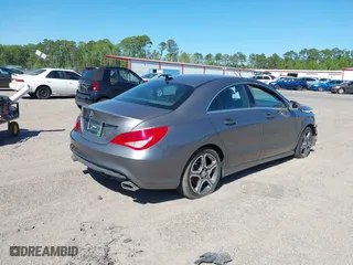 2014 Mercedes-Benz CLA-Class CLA 250 with VIN WDDSJ4EBXEN111498, listed as a IAAI auction lot 41803948 with 128,433 mi miles. Bid and sale history available at carsss.com. Image 4.