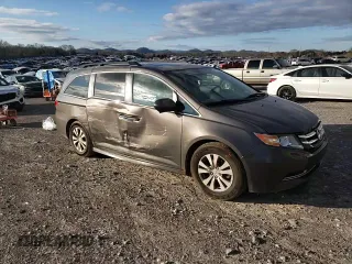 2016 Honda Odyssey EX-L with VIN 5FNRL5H66GB165356, listed as a Copart auction lot 49228225 with 124,982 mi miles and Salvage Title. Bid and sale history available at carsss.com. Image 11.
