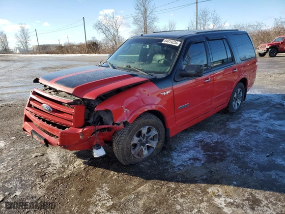 2008 Ford Expedition Limited with VIN 1FMFU205X8LA29615, listed as a Copart auction lot 84814234 with 0 mi miles and Non Repairable. Bid and sale history available at carsss.com. Image 1.