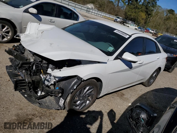 2024 Hyundai Elantra SEL with VIN KMHLM4DG3RU755774, listed as a Copart auction lot 49458605 with 10,842 mi miles and Salvage Title. Bid and sale history available at carsss.com. Image 1.