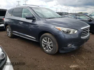2013 Infiniti JX35 with VIN 5N1AL0MM5DC332573, listed as a Copart auction lot 54174764 with 234,774 mi miles and Salvage Title. Bid and sale history available at carsss.com. Image 4.