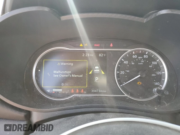 2023 Nissan Versa SR with VIN 3N1CN8FV2PL838501, listed as a Copart auction lot 54091825 with 33,473 mi miles and Clean title. Bid and sale history available at DreamBid. Image 9.