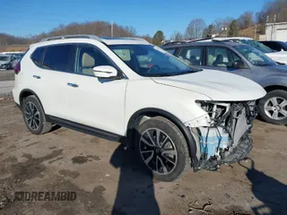 2019 Nissan Rogue SV with VIN 5N1AT2MV7KC819422, listed as a IAAI auction lot 41691724 with 104,551 mi miles. Bid and sale history available at carsss.com. Image 1.