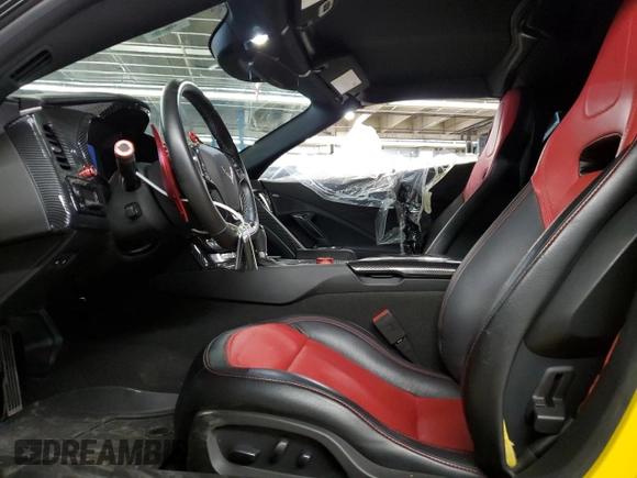 2019 Chevrolet Corvette Grand Sport 2LT with VIN 1G1YY2D76K5122682, listed as a Copart auction lot 46515735 with 7,538 mi miles and Salvage Title. Bid and sale history available at carsss.com. Image 7.