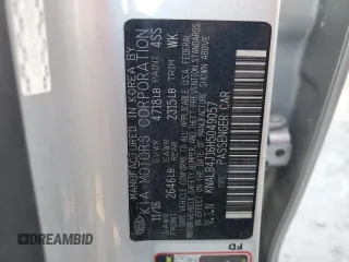 2017 Kia Cadenza Premium with VIN KNALB4J16H5049057, listed as a Copart auction lot 76202044 with 74,617 mi miles and Salvage Title. Bid and sale history available at carsss.com. Image 13.