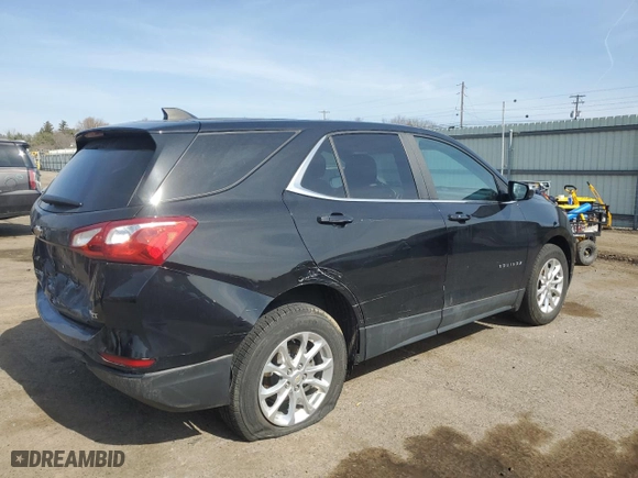2021 Chevrolet Equinox LT with VIN 2GNAXUEV4M6158373, listed as a Copart auction lot 48840095 with 76,417 mi miles and Salvage Title. Bid and sale history available at carsss.com. Image 3.