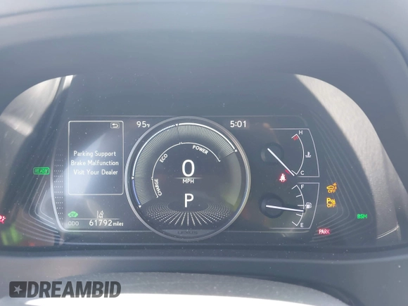 2020 Lexus UX 250h with VIN JTHP9JBH9L2020588, listed as a IAAI auction lot 42543365 with 61,792 mi miles and . Bid and sale history available at DreamBid. Image 7.