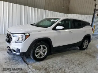 2024 GMC Terrain SLE with VIN 3GKALMEG6RL299751, listed as a Copart auction lot 52618515 with 27,251 mi miles and Clean Title. Bid and sale history available at carsss.com. Image 1.