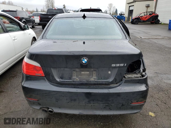 2008 BMW 5 Series 535i with VIN WBANW13528CN55573, listed as a Copart auction lot 48199295 with 82,883 mi miles and Clean Title. Bid and sale history available at carsss.com. Image 6.