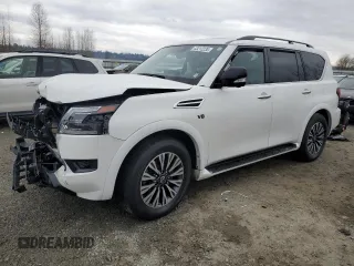 2022 Nissan Armada SL with VIN JN8AY2BB3N9810589, listed as a Copart auction lot 43212235 with 56,231 mi miles and Salvage Title. Bid and sale history available at carsss.com. Image 1.