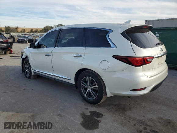 2019 Infiniti QX60 Luxe with VIN 5N1DL0MN1KC558631, listed as a Copart auction lot 87470524 with 139,190 mi miles and Salvage title. Bid and sale history available at DreamBid. Image 2.