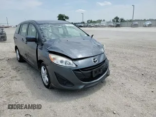 2012 Mazda 5 Sport with VIN JM1CW2BLXC0144268, listed as a Copart auction lot 53838745 with 47,993 mi miles and Salvage Title. Bid and sale history available at DreamBid. Image 14.