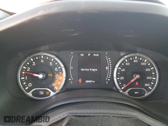 2018 Jeep Renegade Latitude with VIN ZACCJABB3JPG73892, listed as a Copart auction lot 48570715 with 89,097 mi miles and Clean Title. Bid and sale history available at DreamBid. Image 9.