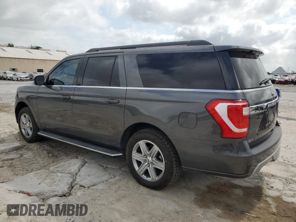 2021 Ford Expedition Max XLT with VIN 1FMJK1HT0MEA73845, listed as a Copart auction lot 55335385 with 57,420 mi miles and Salvage title. Bid and sale history available at DreamBid. Image 2.