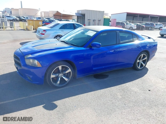2013 Dodge Charger RT Max with VIN 2C3CDXCT6DH715161, listed as a IAAI auction lot 41722473 with 121,077 mi miles. Bid and sale history available at carsss.com. Image 2.