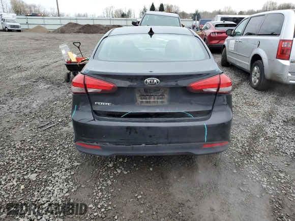 2017 Kia Forte LX with VIN 3KPFK4A78HE086149, listed as a Copart auction lot 47441065 with 165,030 mi miles and Salvage Title. Bid and sale history available at carsss.com. Image 6.