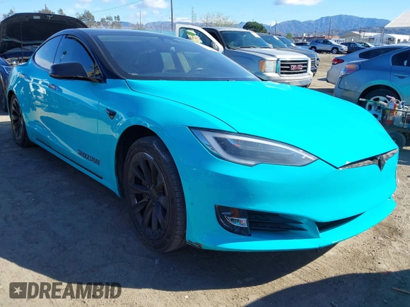 2018 Tesla Model S 75D with VIN 5YJSA1E29JF263418, listed as a IAAI auction lot 41682037 with 84,764 mi miles and . Bid and sale history available at DreamBid. Image 1.