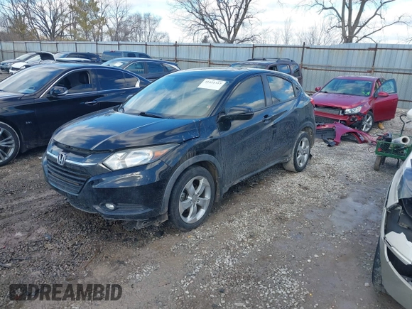 2016 Honda HR-V EX with VIN 3CZRU5H54GM705104, listed as a IAAI auction lot 41421312 with 117,020 mi miles. Bid and sale history available at carsss.com. Image 2.