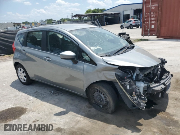 2015 Nissan Note S with VIN 3N1CE2CP1FL412784, listed as a Copart auction lot 57914145 with 89,448 mi miles and Salvage title. Bid and sale history available at DreamBid. Image 4.