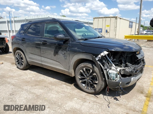 2021 Chevrolet TrailBlazer LT with VIN KL79MPS2XMB016877, listed as a Copart auction lot 54404594 with 77,379 mi miles and Salvage Title. Bid and sale history available at DreamBid. Image 4.