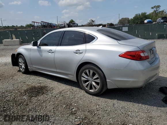 2012 Infiniti M z VIN JN1BY1AP0CM334810, wystawiony jako Copart lot #58928625 z przebiegiem Nie podano mil oraz Szkoda całkowita • Salvage title. Historia ofert i sprzedaży dostępna na DreamBid. Obrazek 2.