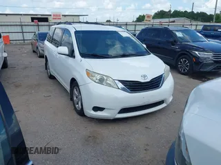 2013 Toyota Sienna LE AAS with VIN 5TDKK3DC5DS310043, listed as a IAAI auction lot 42531682 with 161,289 mi miles and . Bid and sale history available at DreamBid. Image 1.