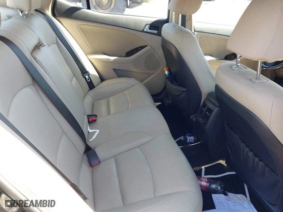 2015 Kia Optima EX with VIN 5XXGN4A76FG427032, listed as a IAAI auction lot 41853276 with 79,110 mi miles. Bid and sale history available at carsss.com. Image 8.