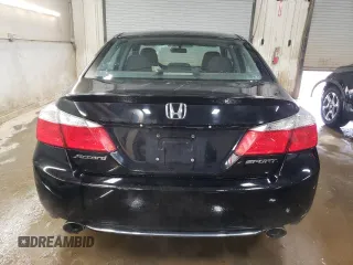 2014 Honda Accord Sport with VIN 1HGCR2F52EA021629, listed as a Copart auction lot 52610385 with 144,187 mi miles and Salvage Title. Bid and sale history available at carsss.com. Image 6.