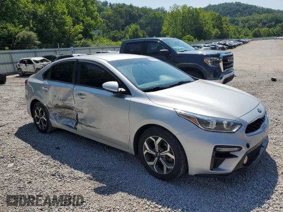 2021 Kia Forte FE with VIN 3KPF24AD2ME341474, listed as a Copart auction lot 61896575 with 77,545 mi miles and Salvage title. Bid and sale history available at DreamBid. Image 4.