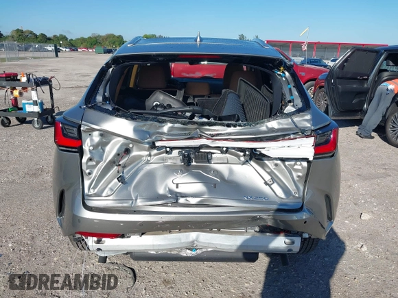 2025 Lexus NX with VIN 2T2GDCAZ0SC017810, listed as a IAAI auction lot 41672741 with 3,801 mi miles. Bid and sale history available at carsss.com. Image 6.