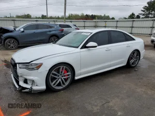 2018 Audi S6 Premium Plus with VIN WAUFFAFCXJN006695, listed as a Copart auction lot 50728445 with 69,604 mi miles and Salvage Title. Bid and sale history available at carsss.com. Image 1.