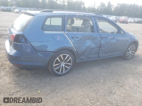 2016 Volkswagen Golf SportWagen TSI S with VIN 3VWC17AU9GM519640, listed as a Copart auction lot 58896704 with 77,463 mi miles and Salvage Title. Bid and sale history available at carsss.com. Image 3.