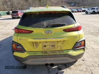2019 Hyundai Kona Ultimate with VIN KM8K5CA56KU237041, listed as a Copart auction lot 45954795 with 0 mi miles and Salvage Title. Bid and sale history available at carsss.com. Image 6.