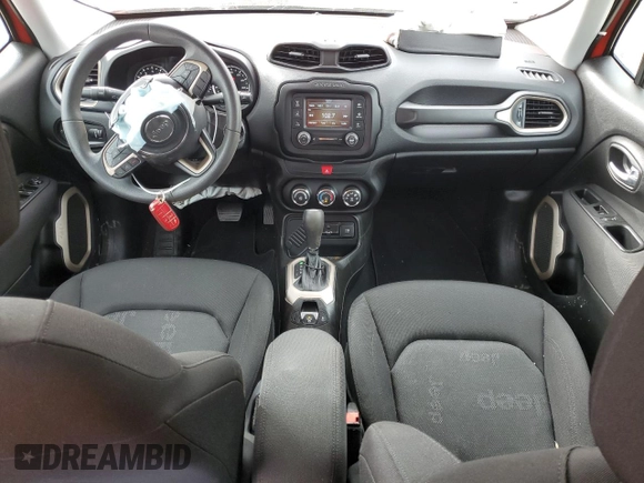 2017 Jeep Renegade Sport with VIN ZACCJAAB3HPF74288, listed as a Copart auction lot 49196735 with 42,468 mi miles and Salvage Title. Bid and sale history available at DreamBid. Image 8.