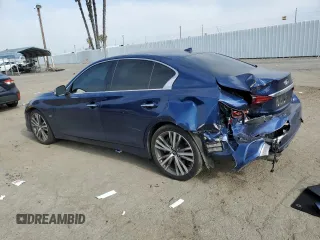 2020 Infiniti Q50 Sport z VIN JN1EV7AP0LM200937, wystawiony jako Copart lot #54179485 z przebiegiem 50 030 mil mil oraz Szkoda całkowita • Salvage title. Historia ofert i sprzedaży dostępna na DreamBid. Obrazek 2.
