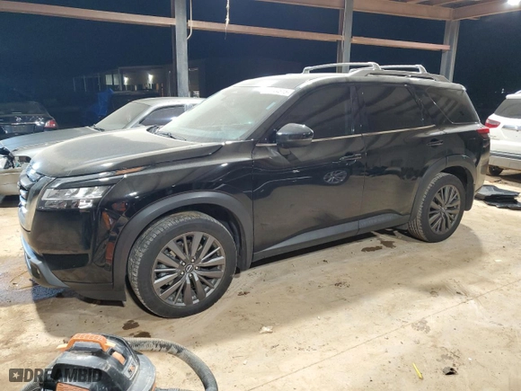 2022 Nissan Pathfinder SL with VIN 5N1DR3CB6NC205409, listed as a Copart auction lot 43944615 with 84,086 mi miles and Salvage Title. Bid and sale history available at carsss.com. Image 1.