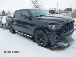 2019 Ram 1500 Big Horn/Lone Star with VIN 1C6RRFFG8KN889535, listed as a IAAI auction lot 41356868 with 53,197 mi miles. Bid and sale history available at carsss.com. Image 1.