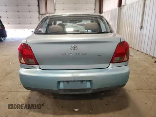 2000 Toyota ECHO with VIN JTDBT1231Y0088548, listed as a Copart auction lot 75039254 with 134,318 mi miles and Salvage Title. Bid and sale history available at carsss.com. Image 6.