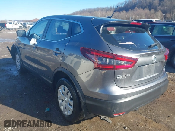 2020 Nissan Rogue Sport SL with VIN JN1BJ1CWXLW386085, listed as a IAAI auction lot 41573909 with 60,167 mi miles. Bid and sale history available at carsss.com. Image 3.