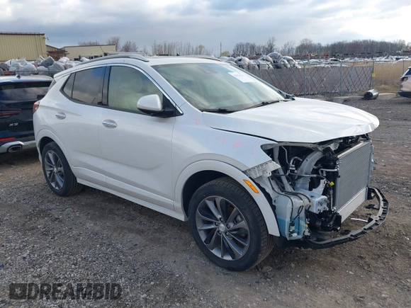 2021 Buick Encore GX Essence with VIN KL4MMGSL6MB038780, listed as a IAAI auction lot 42026247 with 51,244 mi miles and . Bid and sale history available at DreamBid. Image 1.
