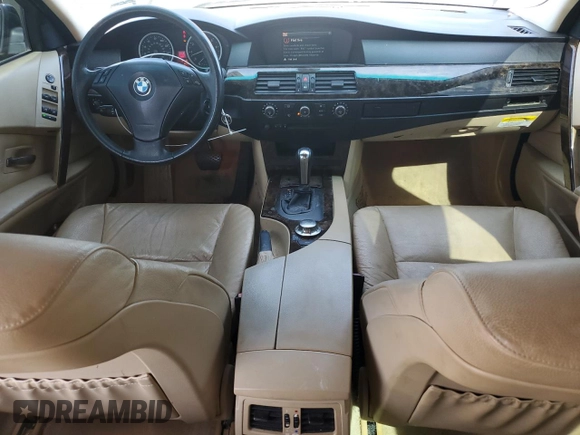 2006 BMW 5 Series 530i with VIN WBANE73526CM34545, listed as a Copart auction lot 50443515 with 78,452 mi miles and Clean Title. Bid and sale history available at carsss.com. Image 8.