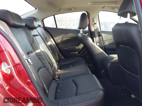 2014 Mazda 3 i Grand Touring with VIN JM1BM1W76E1123407, listed as a IAAI auction lot 41416500 with 95,310 mi miles and . Bid and sale history available at carsss.com. Image 8.