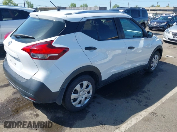 2019 Nissan Kicks S with VIN 3N1CP5CU8KL491396, listed as a IAAI auction lot 41986602 with 101,389 mi miles and . Bid and sale history available at carsss.com. Image 4.
