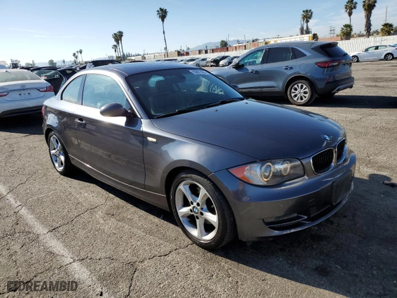2008 BMW 1 Series 128i SULEV with VIN WBAUP93588VF47802, listed as a Copart auction lot 50807405 with 108,162 mi miles and Clean Title. Bid and sale history available at carsss.com. Image 4.