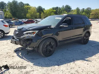 2019 Ford Explorer Sport with VIN 1FM5K8GT0KGB32227, listed as a Copart auction lot 56478445 with 39,980 mi miles and Salvage title. Bid and sale history available at DreamBid. Image 1.