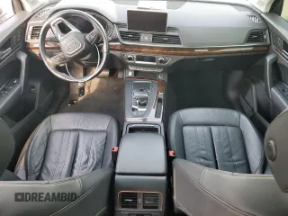 2018 Audi Q5 Premium Plus with VIN WA1BNAFY3J2009000, listed as a Copart auction lot 60515205 with Not provided miles and Salvage title. Bid and sale history available at DreamBid. Image 8.