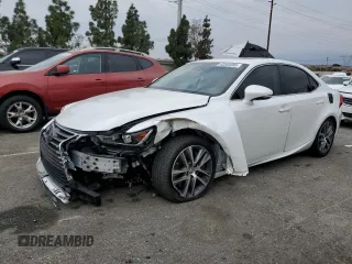 2019 Lexus IS with VIN JTHBA1D20K5084574, listed as a Copart auction lot 43383095 with 49,482 mi miles and Salvage Title. Bid and sale history available at carsss.com. Image 1.
