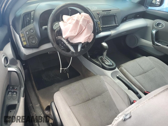 2012 Honda CR-Z EX z VIN JHMZF1D61CS000574, wystawiony jako Copart lot #56784595 z przebiegiem Nie podano mil oraz Szkoda całkowita • Salvage title. Historia ofert i sprzedaży dostępna na DreamBid. Obrazek 8.